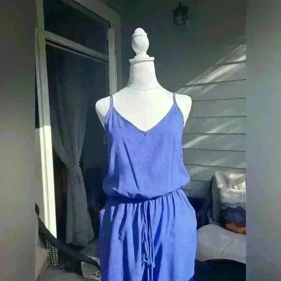 NWT- My Beloved Jumpsuit-Size Medium-Blue - Picture 8 of 9